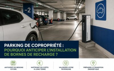 Parking de copropriété : pourquoi anticiper les bornes de recharge ?
