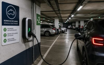 Borne de recharge en parking souterrain : sécurité et installation