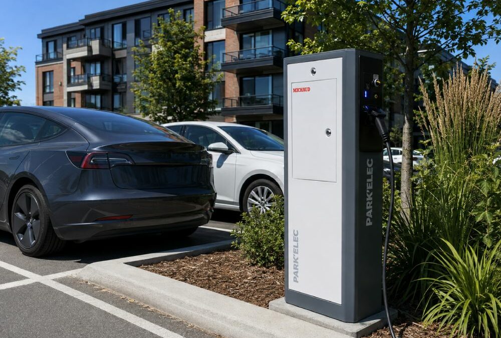 Borne de recharge partagée en copropriété : fonctionnement, prix et aides ADVENIR 2026